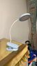 公牛（BULL）充插两用家用ML-D405C-DS无极调光蓝色国A夹子台灯4000K-4000mAh 实拍图