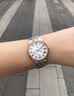 天梭（TISSOT）【官方授权店】 瑞士手表 新款卡森臻我系列1853石英小美人女表 玫瑰间金钢带T122.210.22.033.01 实拍图