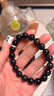 石玥珠宝精品10mm彩虹眼黑曜石手串本命年转运珠水晶手链男女士款礼物 实拍图