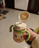 babycare儿童保温杯婴儿宝宝学饮杯吸管水杯水壶不锈钢300ml-新旧款混发 实拍图
