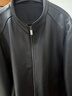 杉杉【质感绵羊皮】新年真皮皮衣男秋冬商务休闲立领防风挺括外套 实拍图