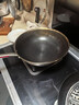 康巴赫炒锅不粘锅316L不锈钢炒菜锅32cm蜂窝平底煎炒锅电磁炉燃气灶通用 实拍图