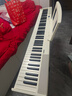 特伦斯折叠钢琴88键便携式电钢琴成人儿童电子琴重力度键盘V30pro钢琴 时尚白+专用琴包+Z琴架 实拍图