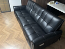 儒黛听云沙发电动功能真皮头层牛皮高端法式中古风直排小户型客厅智能 双电动-2.35米-可视面真皮 Ultra 肌理肉感半青皮（1.6-1.8mm） 实拍图