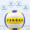 蜜乐糖排球5号PVC初中小学生中考训练比赛沙滩软排球标准机缝 实拍图