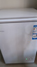 海尔（Haier）100L单温冰柜小型家用小冰柜减霜一级能效冷藏冷冻转换深冷冷柜小冰箱BC/BD-100GHW9D国家补贴 实拍图