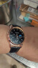 【网红爆款】商务腕表石英运动表休闲皮带男女手表 黑色 实拍图
