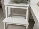 宜家（IKEA）BEKVAM贝卡姆踏脚凳换鞋凳北欧风格卫浴厨房承重凳稳固 白色50cm 实拍图