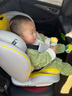 Heekin德国 儿童安全座椅汽车用0-4-12岁婴儿宝宝360度旋转ISOFIX硬接口 时尚黄(ISOFIX+360度旋转) 实拍图