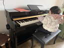 海蒂诗 电钢琴88键重锤电子钢琴儿童初学幼师专业成人家用数码立式钢琴 P-313烤漆黑-蓝牙-全重锤-配琴凳 实拍图