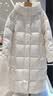 波司登反季鹅绒羽绒服女长款连帽新国标90绒商场同款冬季宽松休闲外套 实拍图