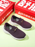 足力健老人鞋春季新款女鞋套脚妈妈鞋软底散步鞋休闲女鞋 6040K绛紫41 实拍图