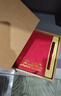 轩伴文创笔记本礼盒U盘套装定制可印logo高档商务伴手礼实用小礼品公司学校活动学生奖品送客户随手礼 中国红A5软皮本+塑料笔+牛皮纸盒子袋子 实拍图