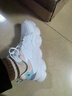 361°女鞋运动鞋女秋冬季新款皮面跑步鞋休闲通勤老爹品牌鞋子女旅游鞋 羽毛白/粉紫灰 38 (官方正品) 实拍图