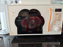 美的（Midea）小滋味微波炉微烤炸一体机萌宠猫爪外观不锈钢内胆23L家用大容量一级能效平板式热风空气炸F23G5 实拍图