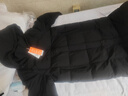 雪中飞【鹅绒】羽绒服女士大长款连帽2025冬爆款修身防寒保暖外套 黑色|8056 XL 175/96A 温暖鹅绒/卡码拍大 实拍图