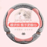 卡客（Karcle）汽车方向盘套冬季毛绒男女冬天短毛绒保暖加热车把套方向盘保护套 白桃粉-中号D型 实拍图