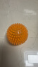 宜特（EETOYS）中号刺球桔色狗狗玩具趣味发声磨牙耐咬洁齿球独处解闷宠物用品 实拍图