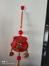 吉善堂中国结挂件新年春节年货婚庆乔迁礼品电视背景墙饰挂饰新居装饰品 五福临门+富贵平安(印花) 实拍图