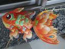 新玥灯笼元宵节儿童手提发光非遗锦鲤花灯新年手工diy金鱼灯笼 橙色 实拍图