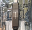 闪迪（SanDisk）64GB USB3.2 U盘 CZ550黑色 读速100MB/s 安全加密 数据恢复 学习办公电脑车载 高速大容量优盘 实拍图