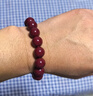可辰朱砂手串本命年手链护身符转运珠高含量紫金砂情侣男女生日礼物 12mm紫金砂手串+鉴定证书 实拍图