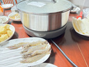 美的（Midea）0涂层电火锅不锈钢火锅专用锅分体可拆全钢速沸电火锅电热锅多功能锅6.5L电煮锅多用途锅HGS30G1 实拍图