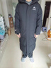 鸭鸭（YAYA）孙颖莎同款羽绒服男女2025冬季新款中长款泡芙防寒加厚保暖外套HY 星空黑色-YE5B000706A XL /180 实拍图