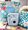 INSTAX富士instax立拍立得 一次成像相机 mini12精美礼盒 海岛绣球 含10张fafa花边相纸 实拍图
