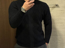 啄木鸟（TUCANO）半高领毛衣男时尚简约针织衫舒适保暖百搭男装上衣打底衫 黑色M 实拍图
