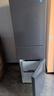 美的（Midea）220L三门冰箱灰色租房家用客厅宿舍小型冰箱三开门三温低耗省电低音运行BCD-220TM 实拍图