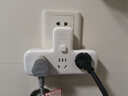 公牛（BULL）16a大功率一转二/16a转10a一转多插座扩展器/转换插头 适用空调热水器 2位分控晨雾白GN-Z9323D 实拍图