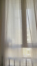 水星家纺纱帘透光不透人客厅阳台窗纱窗帘白纱挂钩款130宽×180高cm(单开) 实拍图