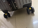 法帝鲨行李箱大容量拉杆箱全铝合金密码箱结实耐用旅行箱加厚皮箱 深灰色【钢钉加固铝合金款】 24英寸 【热卖尺寸】 实拍图