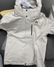 伯希和（Pelliot）【山野经典2.0】冲锋衣三合一春秋男女户外保暖外套11340105白L 实拍图