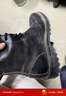 海澜之家HLA马丁靴男高帮秋冬工装鞋子男士靴子男HAAGZM4DAE411 黑色 42 实拍图
