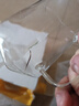 方形公道杯加厚耐热高硼硅玻璃透明泡茶过滤功夫350ML 四方公杯（无不锈钢滤网） 实拍图