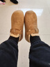 百思图26春厚底勃肯鞋休闲一脚蹬女懒人单鞋D3787AM6 驼色绒里  35 实拍图