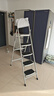 奥鹏梯子家用折叠人字梯五步梯登高爬梯多功能合梯加粗扶手楼梯乔迁梯 实拍图