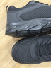 安踏男鞋运动鞋男春夏季男士软底网面透气跑步鞋休闲鞋皮面防水鞋子男 【热卖推荐款春季新款男鞋】黑色 42 （8.5码） 实拍图