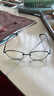 万新（WAN XIN） 近视眼镜防蓝光辐射非球面现片配眼镜框男女0-1500度配成品眼镜 金属-全框-80008C2-黑金 1.67多屏防蓝光镜片（近视特薄） 实拍图
