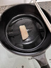 九铸24cm深煎锅铸铁锅平底锅生铁无涂层不粘锅燃气灶电磁炉家用煎炒锅 实拍图