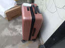 梵地亚行李箱男大容量24英寸万向轮拉杆箱旅行箱包密码箱女皮箱子玫瑰金 实拍图