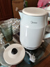 美的（Midea）电热水壶 2L大容量 1800W大功率速沸双层防烫 304食品级不锈钢无缝内胆烧水壶电水壶年货 SH20M119 实拍图