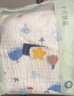 十月结晶婴儿浴巾纯棉纱布初生新生儿超柔吸水宝宝儿童大毛巾方巾 6层柔软包边 海洋精灵（110*110cm） 晒单实拍图