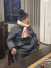雪中飞90绒羽绒服爸爸装男士冬季保暖防寒羊毛领中老年加厚外套190 实拍图