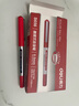 得力（deli）直液笔中性笔 0.5mm子弹头签字笔学生考试笔走珠笔水笔 红色 办公用品12支/盒S656 实拍图