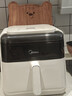 美的（Midea）蒸汽炎烤空气炸锅2025年新款 上下双热源免翻面 可视家用大容量6.5L 烤箱空气炸锅蒸烤一体KZC6505 实拍图