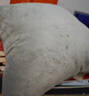 京东京造棉花糖抱枕 超柔棉棉绒沙发床头客厅办公室腰靠枕垫 灰色45x45cm 实拍图