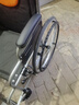鱼跃 (yuwell)手动轮椅车H062折叠老人轻便免充气铝合金旅行手推代步 实拍图